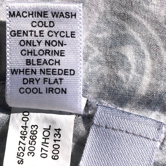 Banana Republic cowl neck short sleeve top women size XS petite swirl pattern - Picture 6 of 6